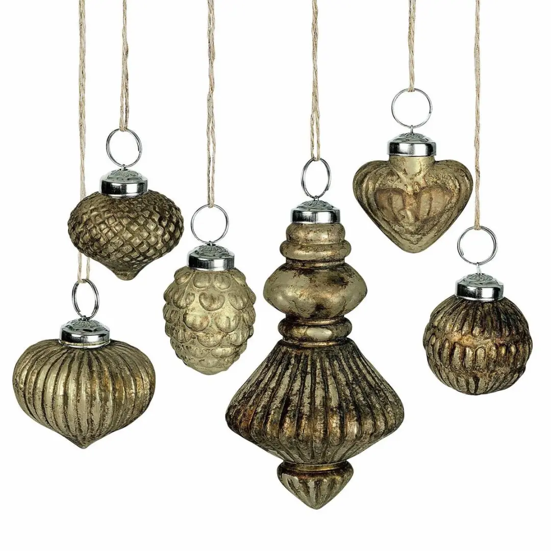 Loberon Ménoire Kerstversiering 6 Stuks