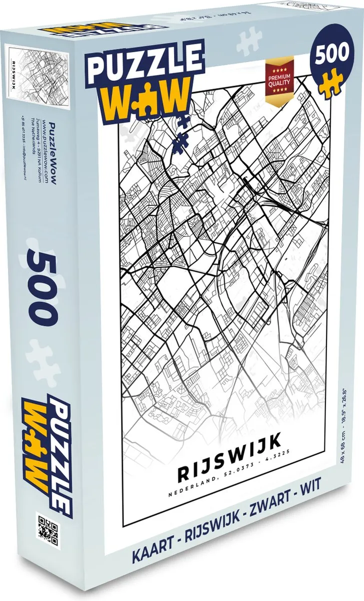 PuzzleWow Rijswijk Legpuzzel 500 Stuks
