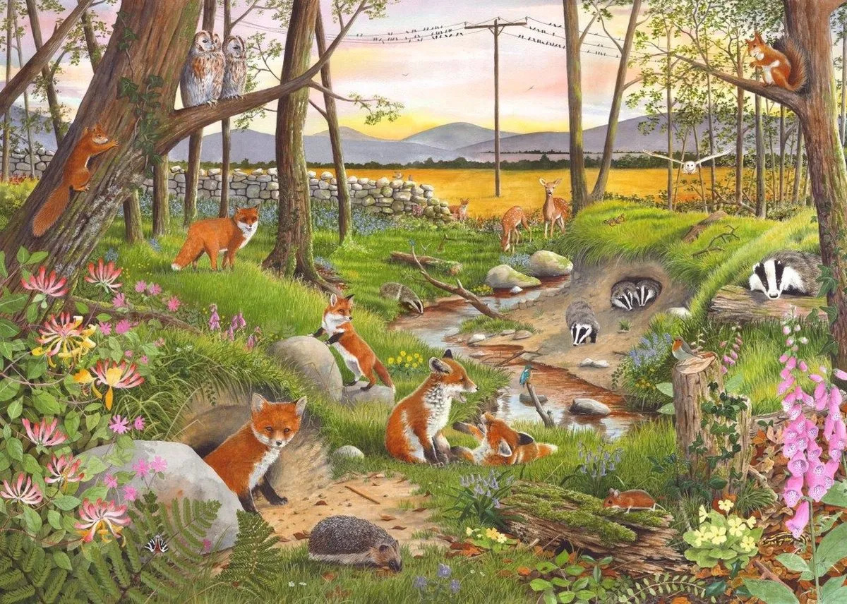 House Of Puzzles Midsummer Twilight Puzzel 250 Stuks - Multicolor