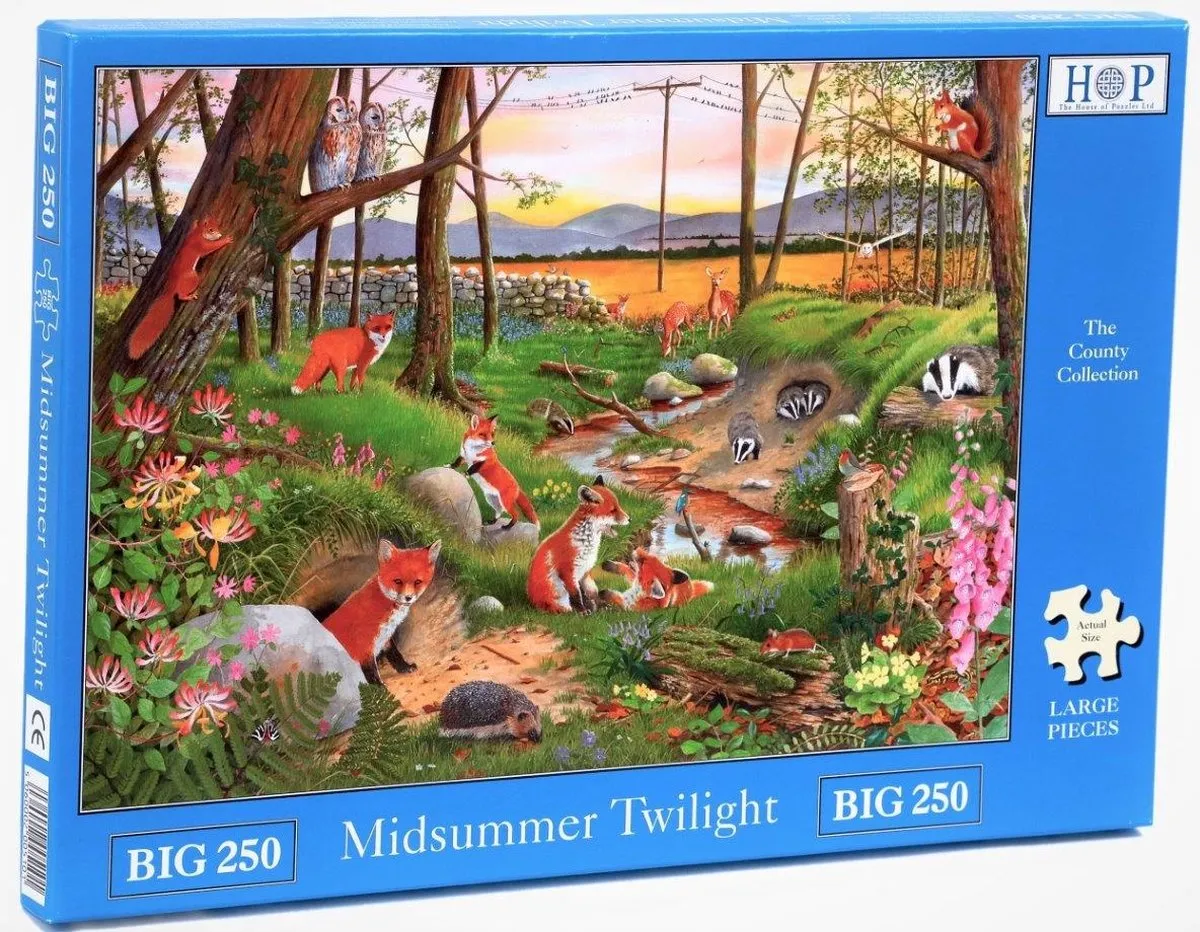 House Of Puzzles Midsummer Twilight Puzzel 250 Stuks