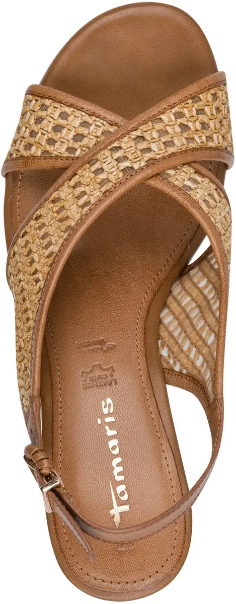 Tamaris 1-28315-46 Dames Sandalen - Bruin - Maat 36 - afbeelding 2 van 6