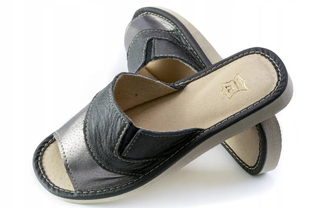 Damespantoffels Maximus: Comfortabele Leren Slippers