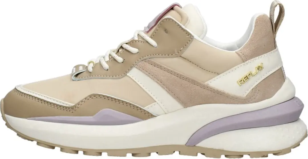 Replay Athena Run Sneakers Laag - beige - Maat 37 - afbeelding 2 van 6