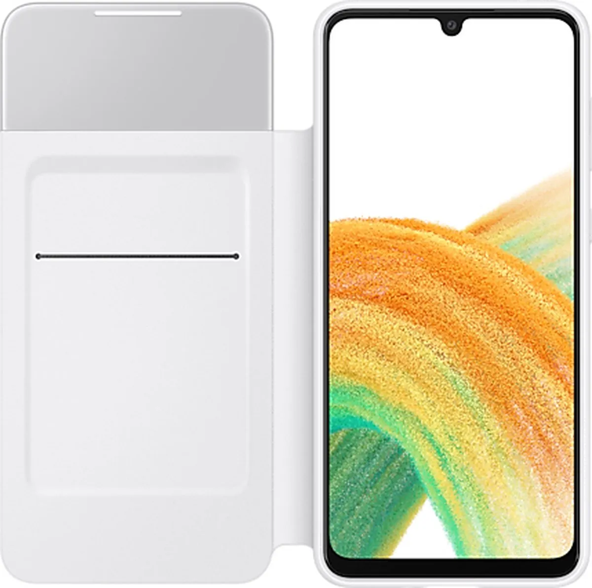 Samsung S View Wallet Cover Galaxy A33 - Wit