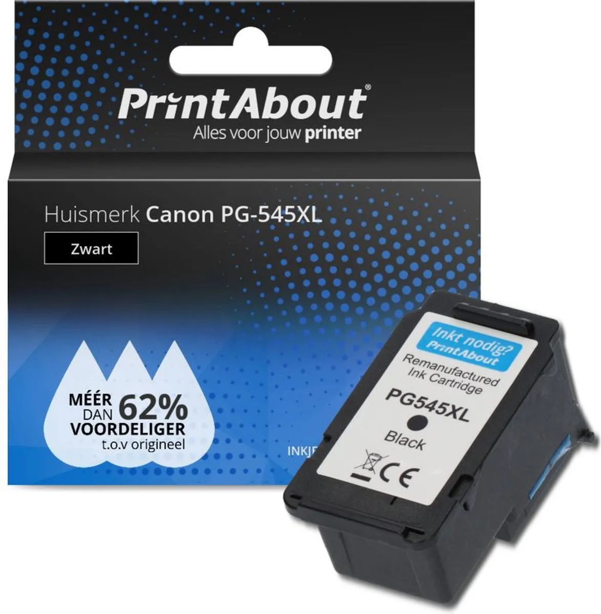 PrintAbout Canon PG-545XL Inktcartridge
