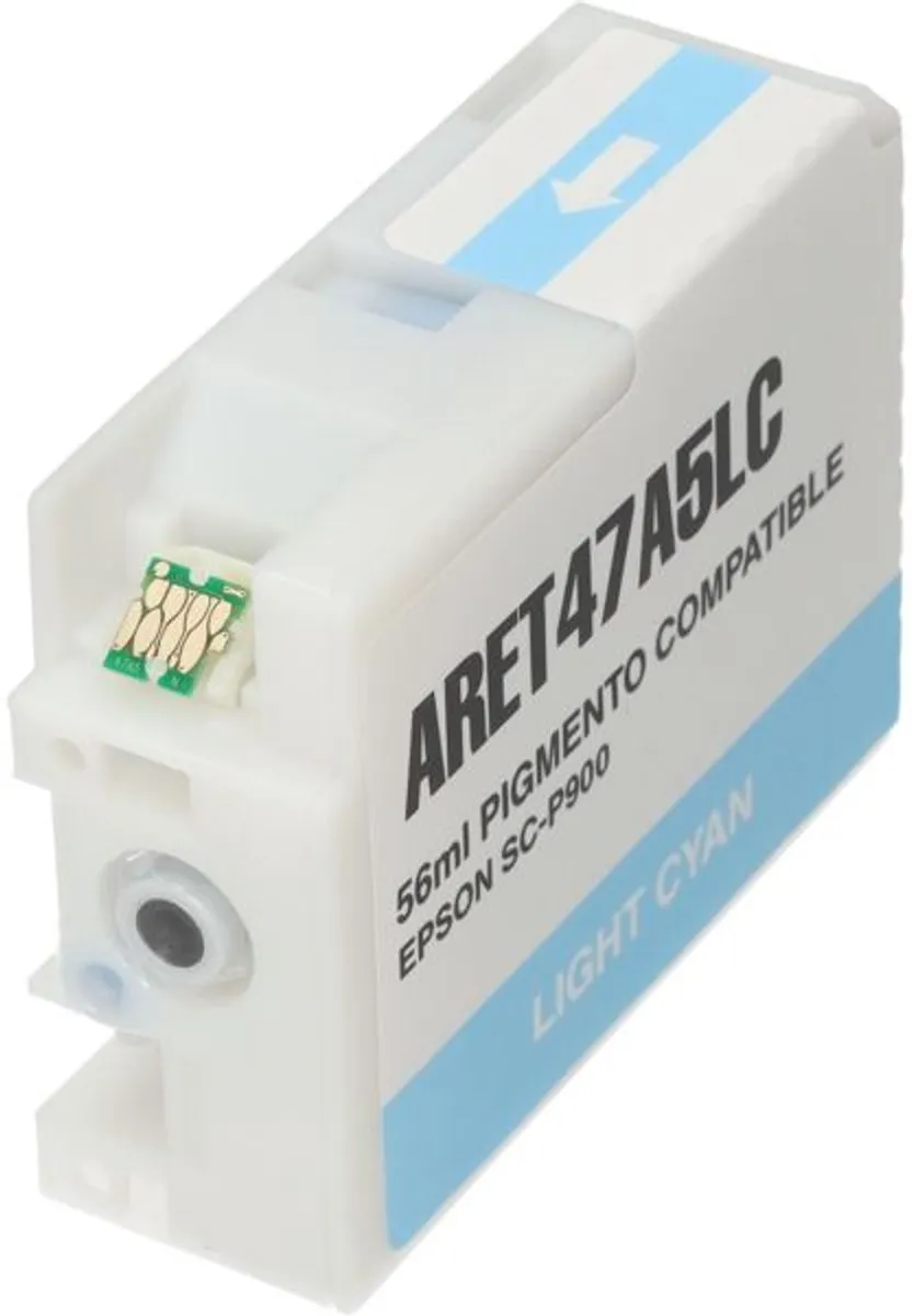 PrintAbout T47A5 Inktcartridge Licht-cyaan 50ml - Epson