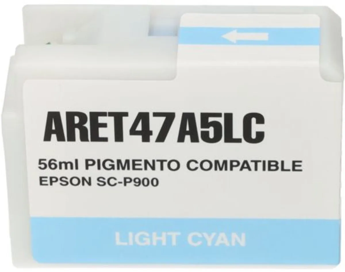 PrintAbout T47A5 Inktcartridge Licht-cyaan 50ml - Epson