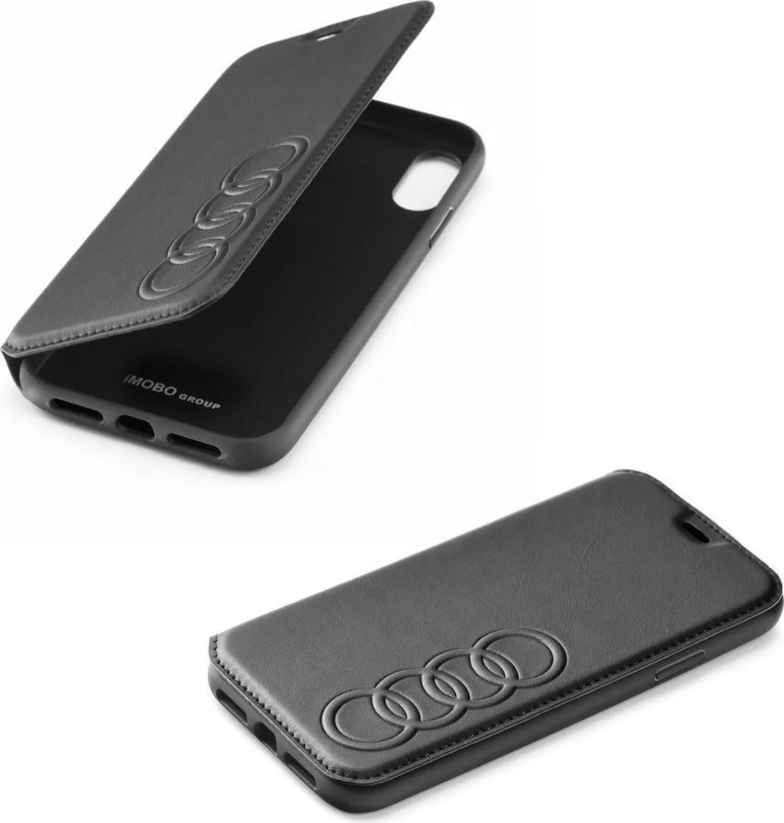 Audi Folio-hoes AU-TPUFCIP8P-TT/D1-BK - iPhone 8 Plus - Zwart
