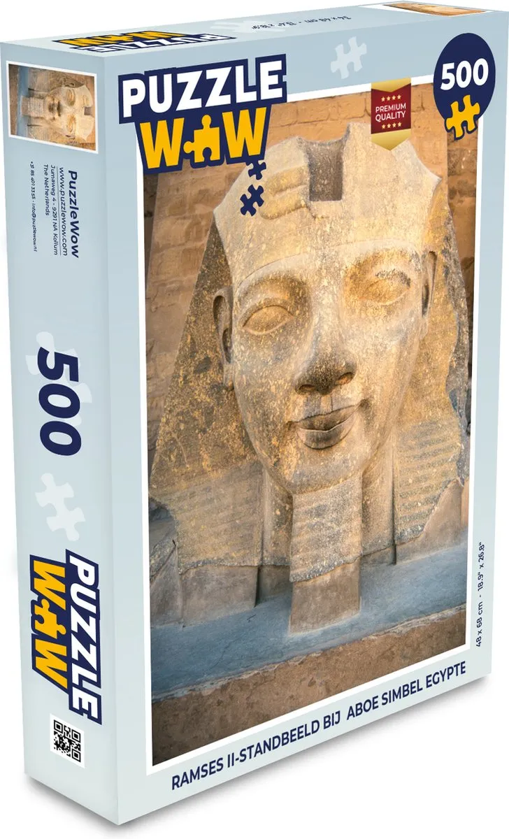 PuzzleWow Ramses II Aboe Simbel Legpuzzel 500 Stuks