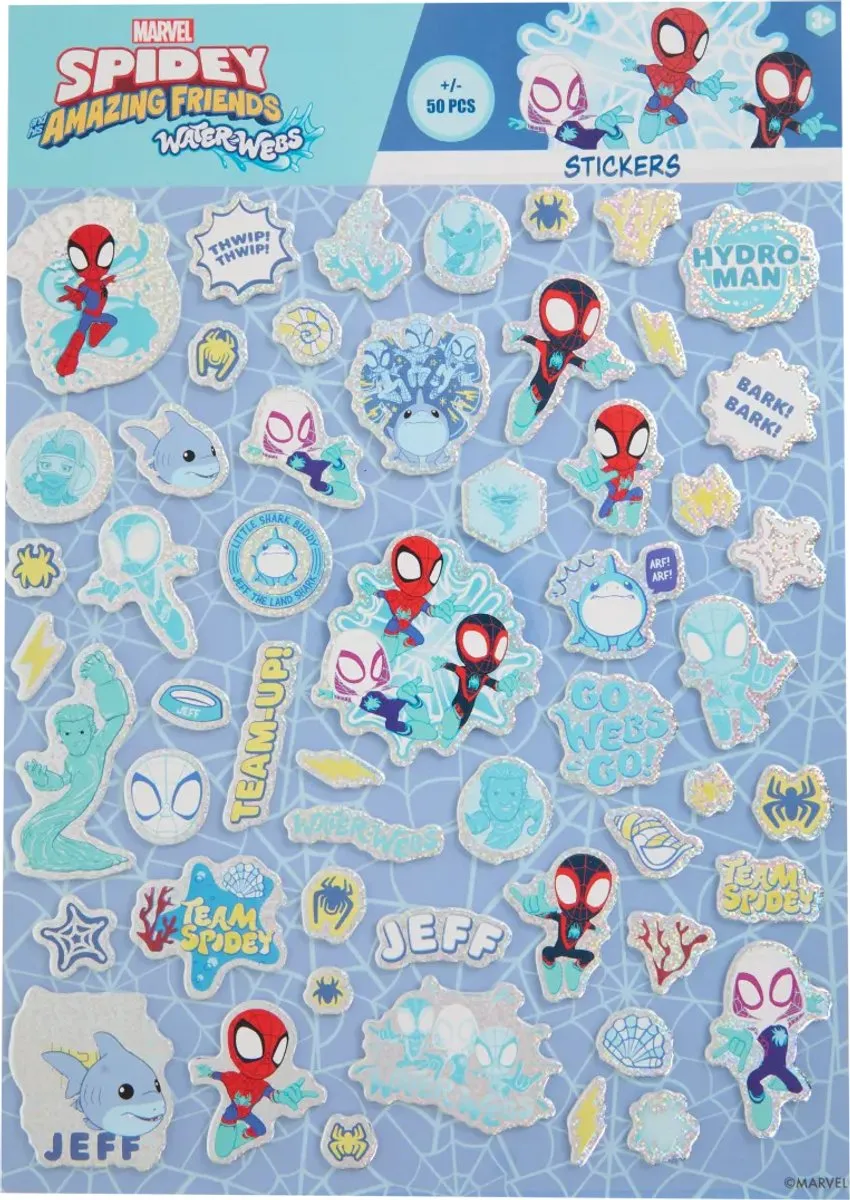 Marvel Spidey and Amazing Friends Stickerwebben