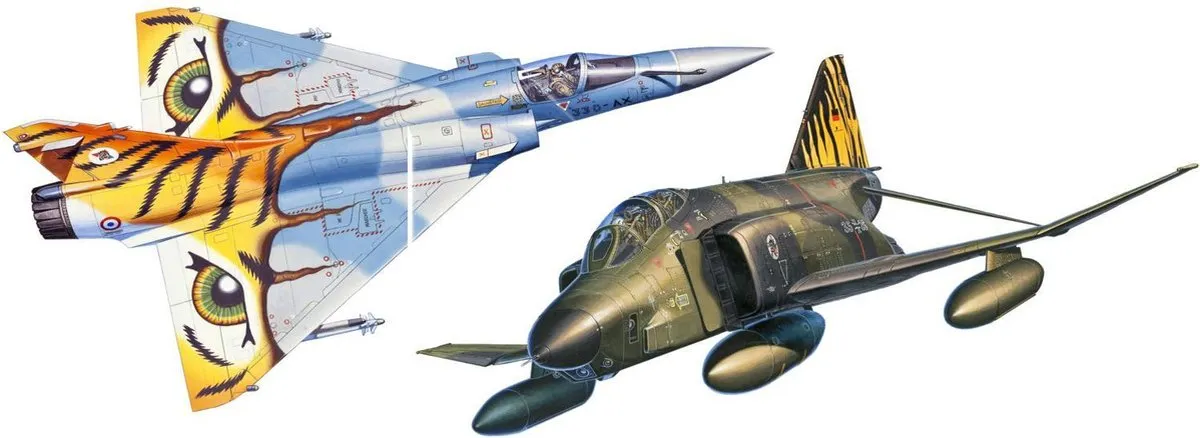 Revell Geschenkset Tigermeet Vliegtuigmodelbouwpakket