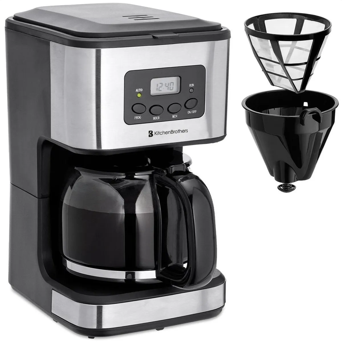 KitchenBrothers KB698 Koffiezetapparaat 12 Koppen