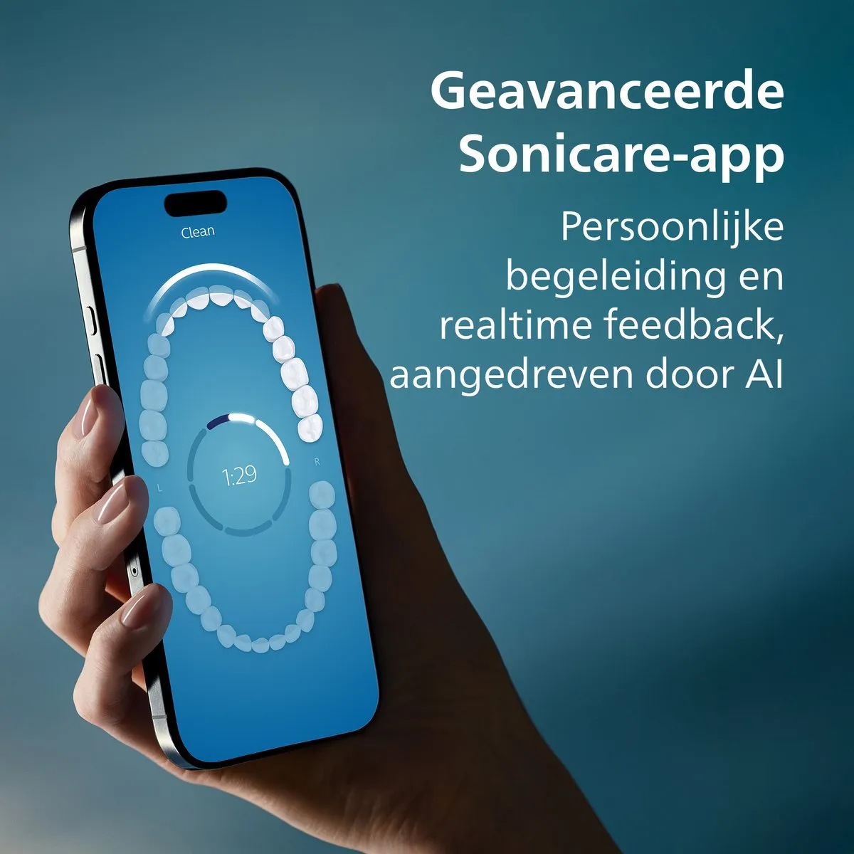 Philips Sonicare DiamondClean Prestige 9900 HX9992/45 Elektrische Tandenborstel - Donkerblauw - 4 Opzetborstels
