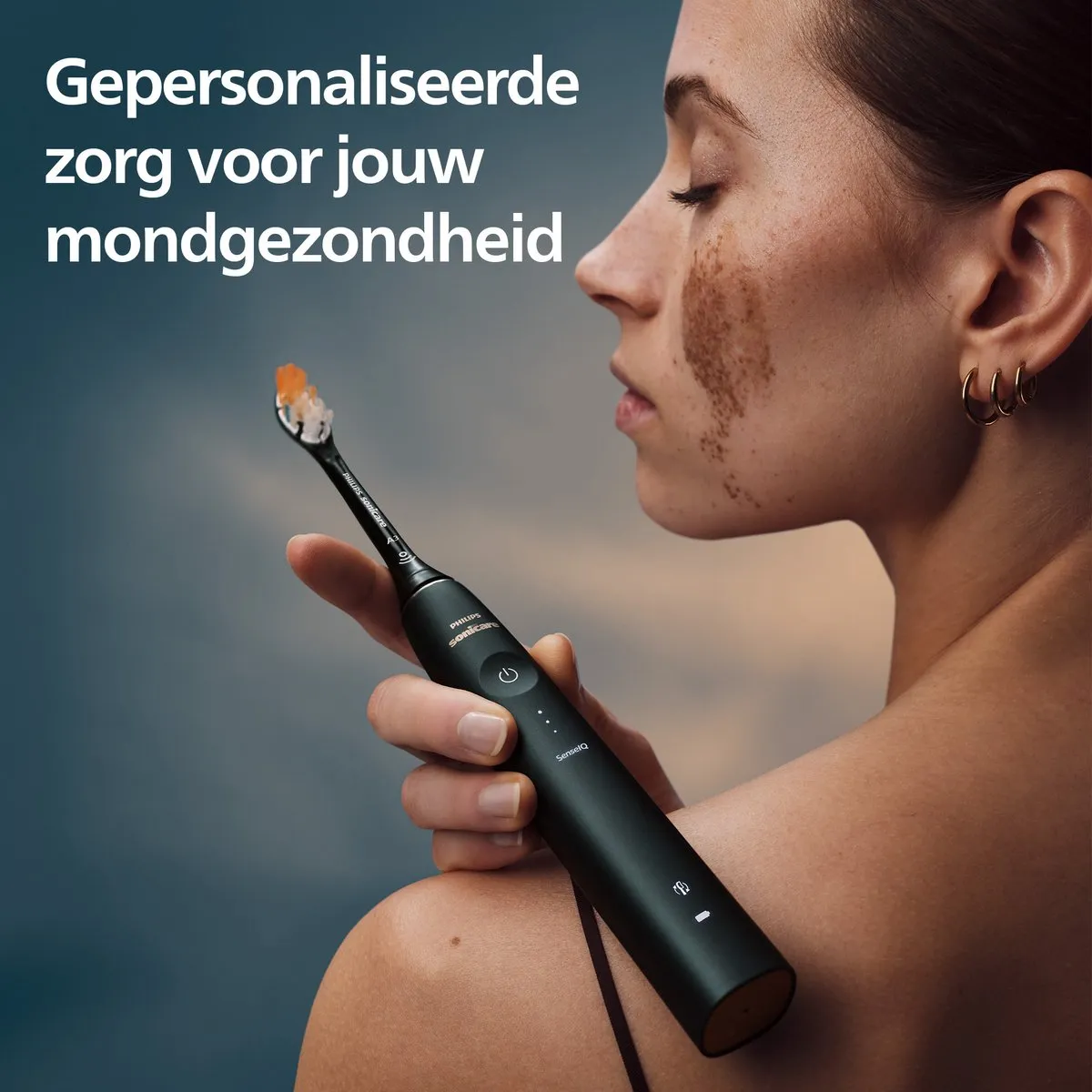 Philips Sonicare DiamondClean Prestige 9900 HX9992/45 Elektrische Tandenborstel - Donkerblauw - 4 Opzetborstels