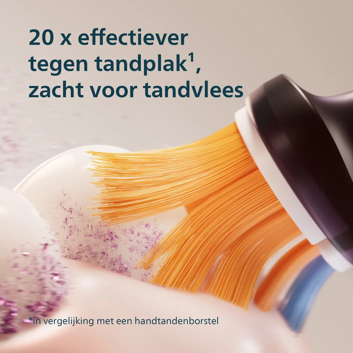 Philips Sonicare DiamondClean Prestige 9900 HX9992/45 Elektrische Tandenborstel - Donkerblauw - 4 Opzetborstels - afbeelding 6 van 6