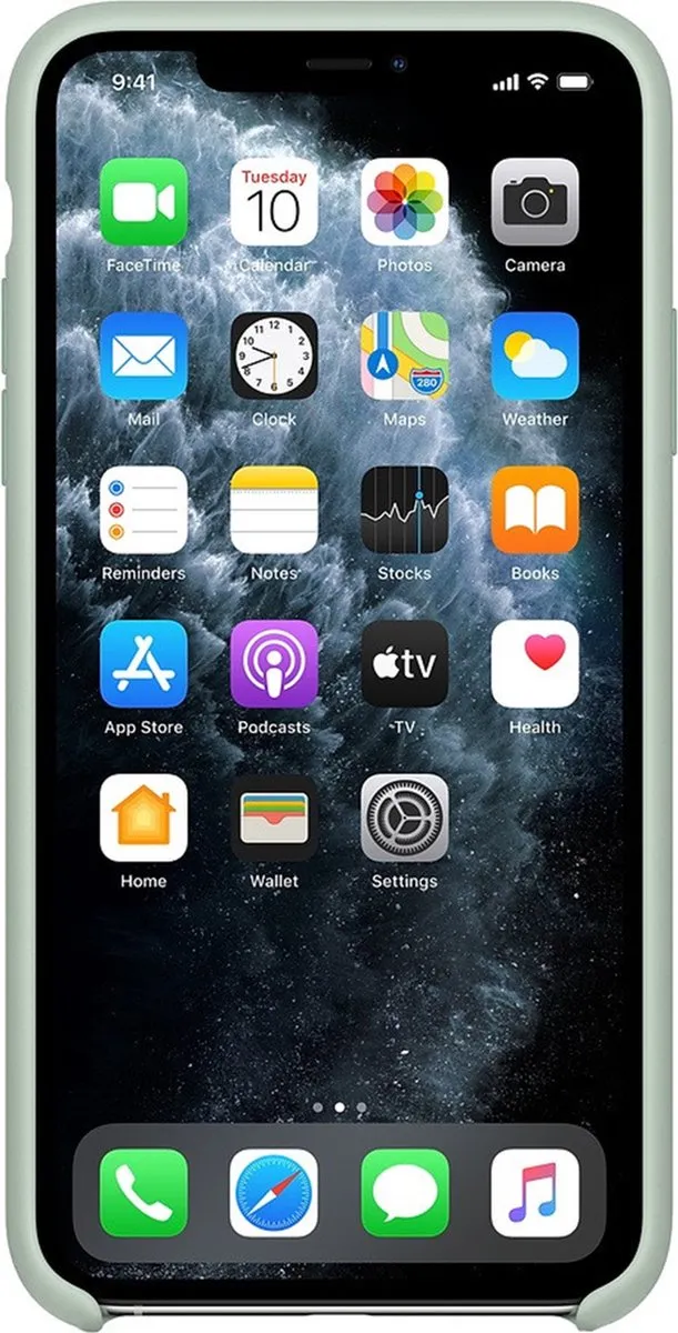 Apple iPhone 11 Pro Max Siliconen Hoesje MXM92ZM/A - Mint