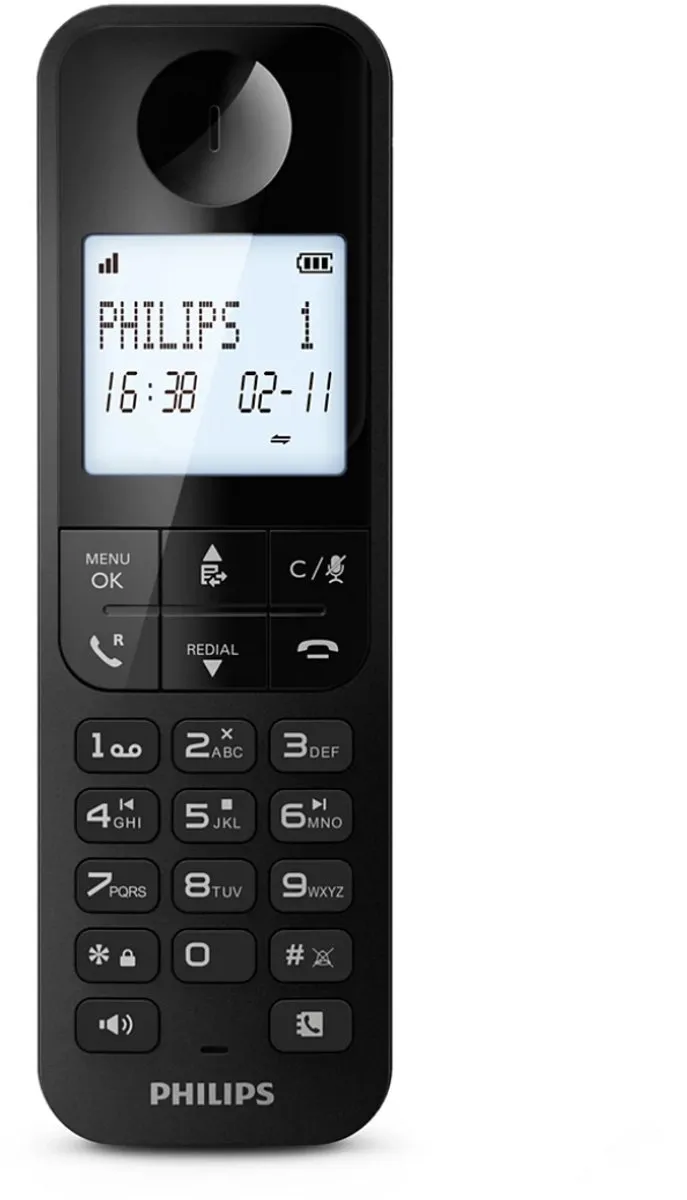 Philips D2752B/12 Draadloze Telefoon - 2 Handsets - Zwart