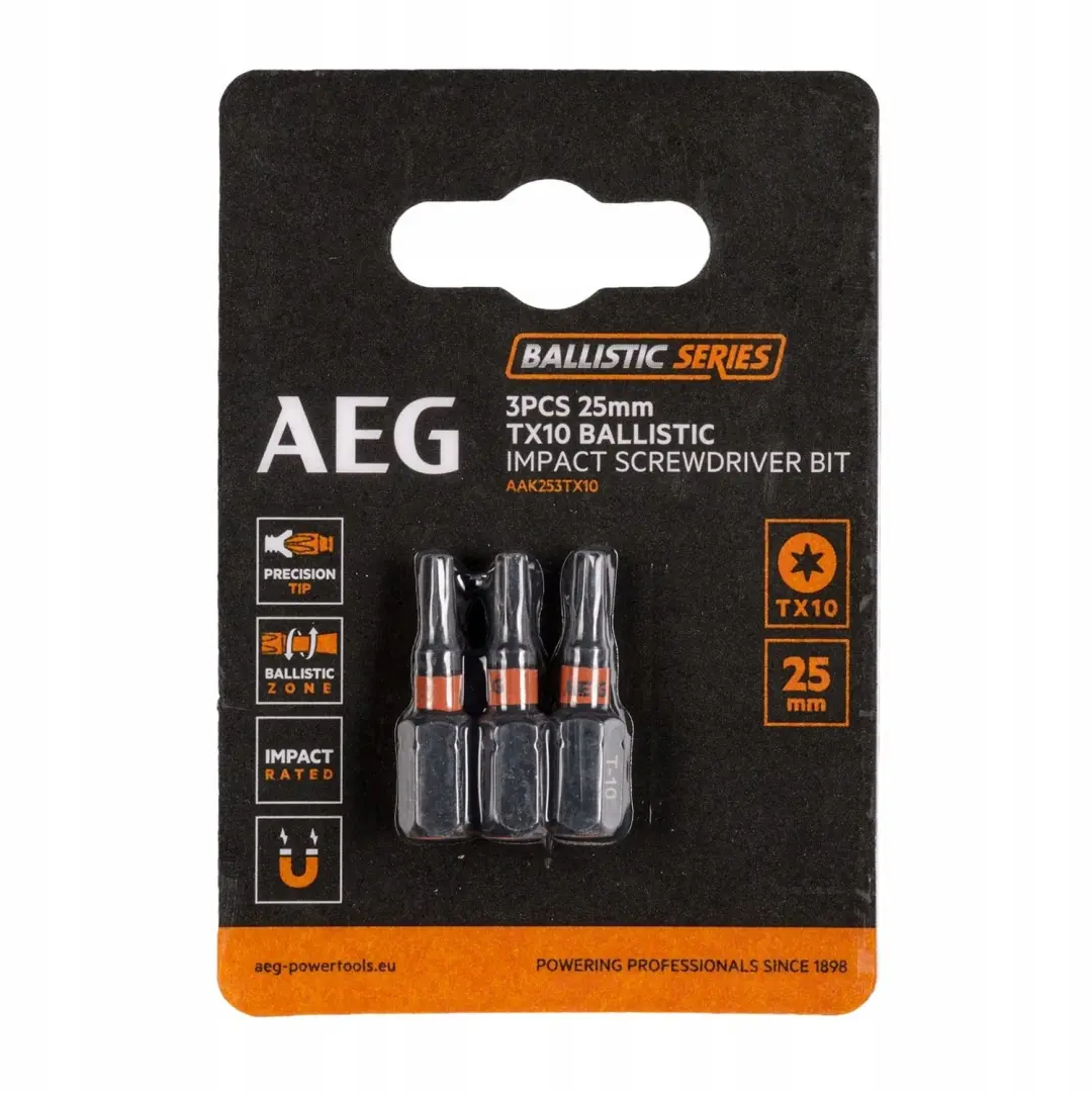 AEG Ballistic TX10 Schroefbits 25mm