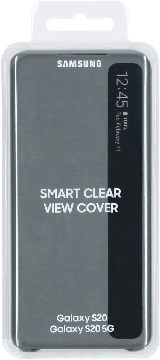 Samsung Clear View Hoesje Galaxy S20 - Grijs