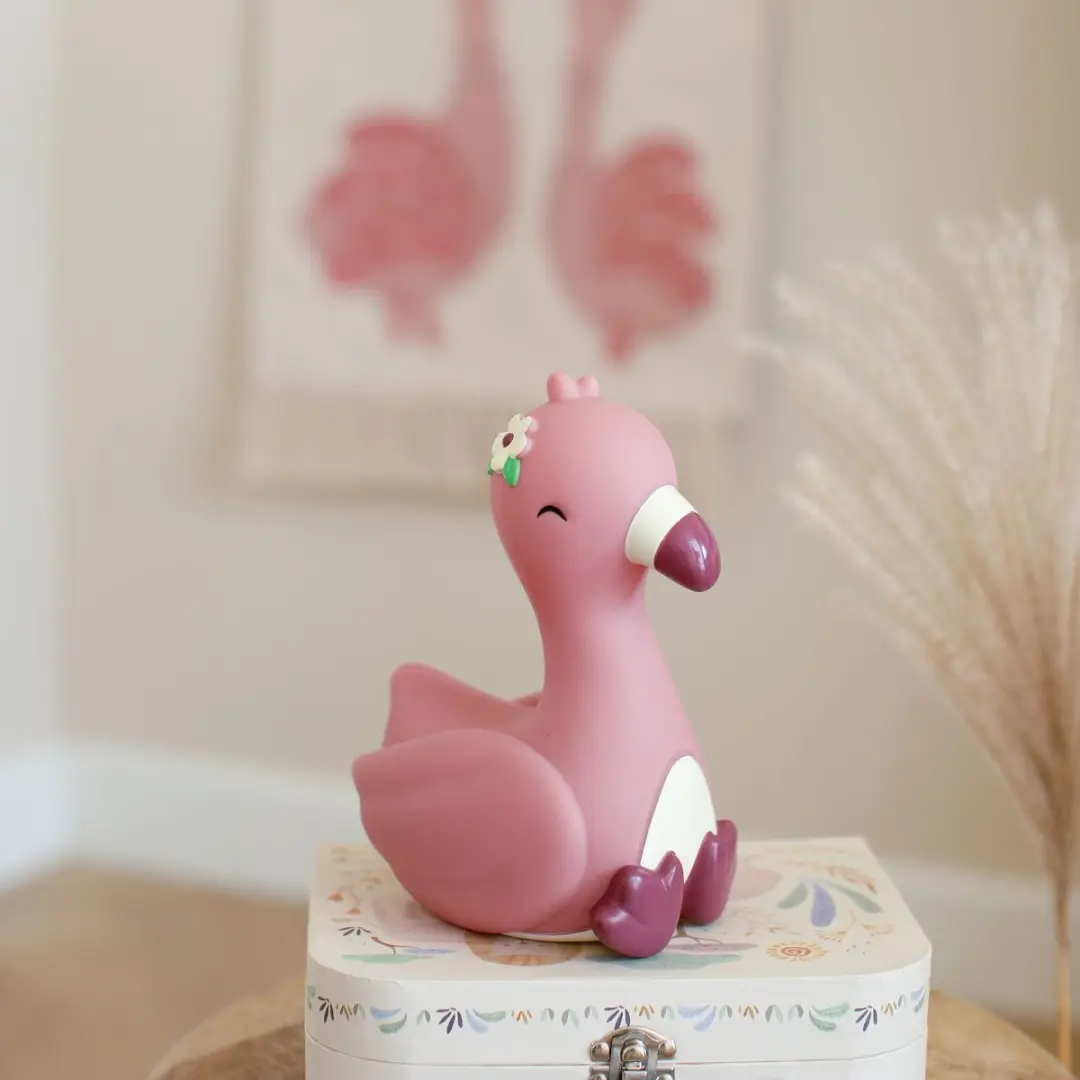 Little Dutch Flamingo Nachtlampje - Roze - afbeelding 3 van 6