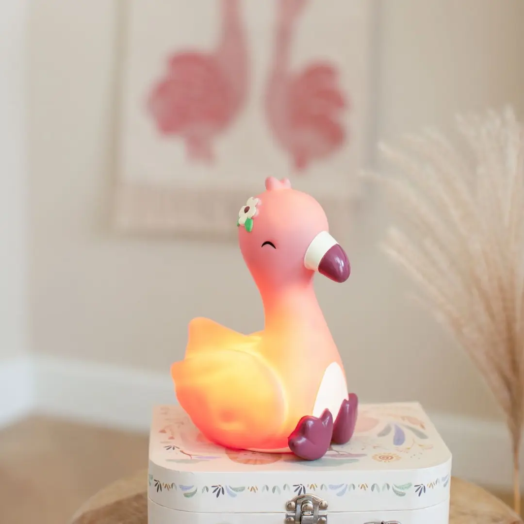 Little Dutch Flamingo Nachtlampje - Roze - afbeelding 6 van 6