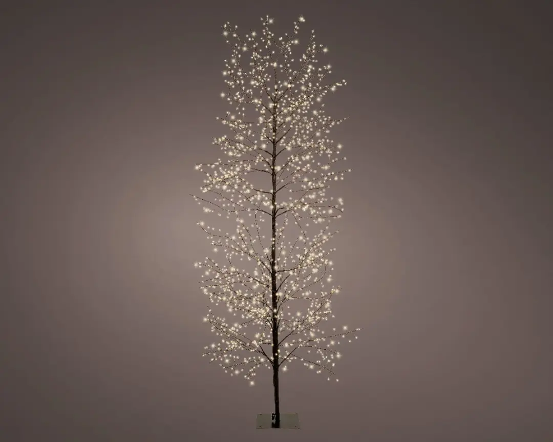 Lumineo Warm Wit Micro-LED Boom 1755 - Zwart 180cm - afbeelding 2 van 2