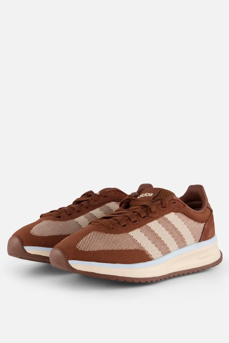 Adidas Run 70 2.0 Knit Sneakers bruin Textiel