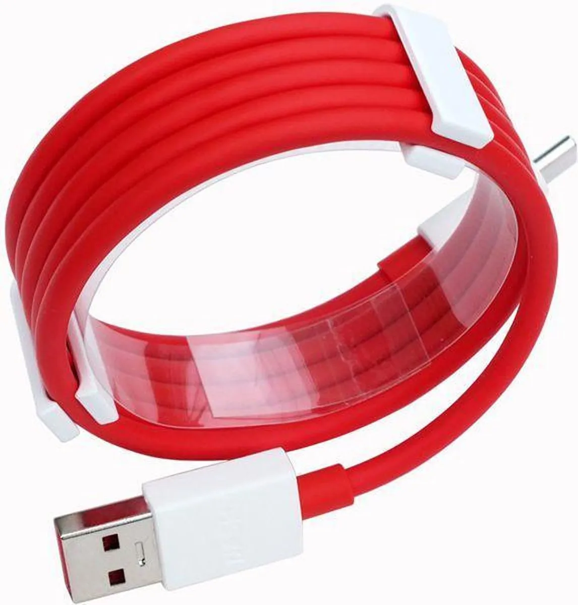 OnePlus 202003201 Type-C Kabel - Wit/Rood