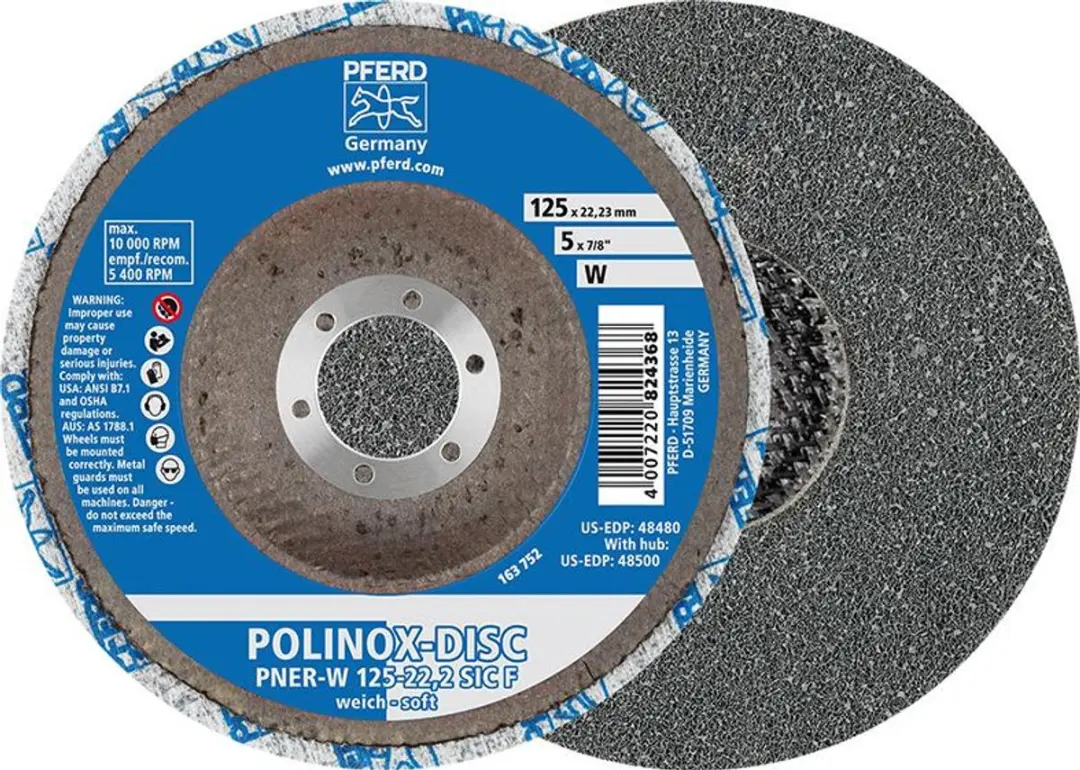 Pferd Polinox Schuurschijf 125mm Medium - afbeelding 2 van 2