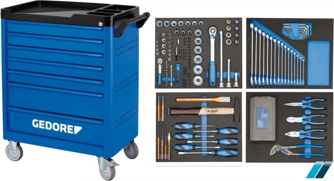 Werkplaatswagen Workster 147-dlg. Gedore