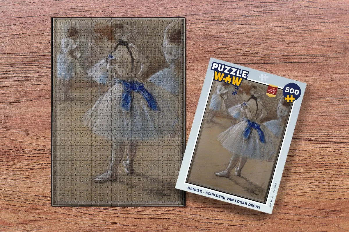 PuzzleWow Dancer Legpuzzel 500 Stuks - Edgar Degas - Multicolor
