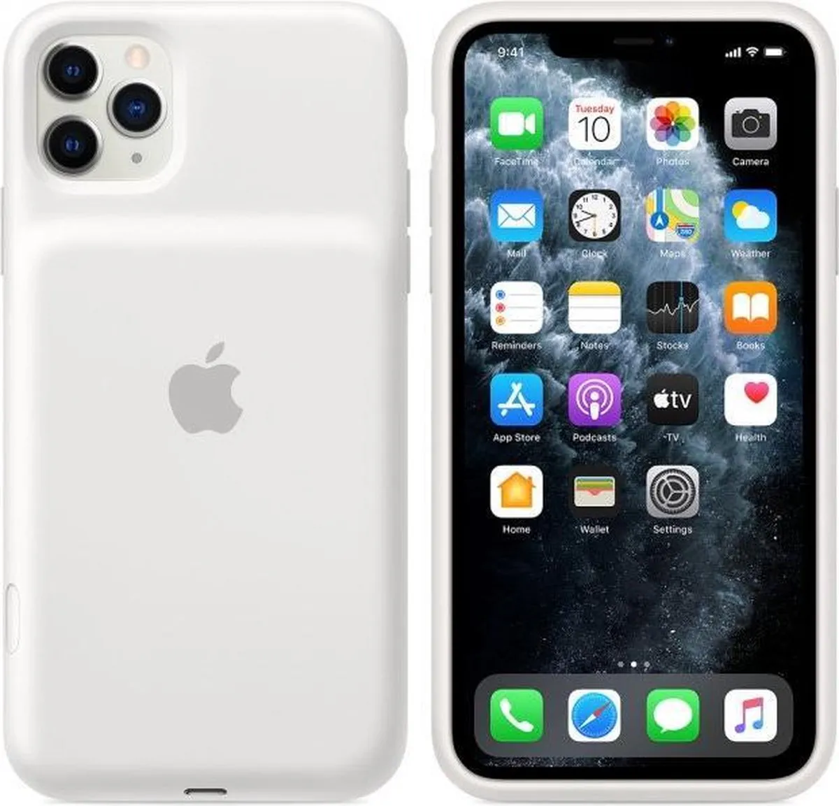 Apple Smart Battery Case MWVQ2ZM/A iPhone 11 Pro Max - Wit - afbeelding 6 van 6