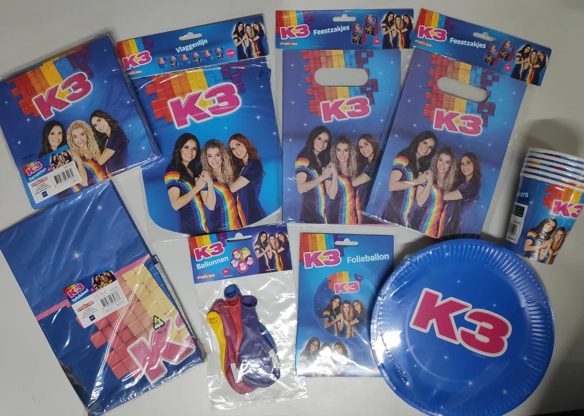 K3 Feestpakket XL Blauw