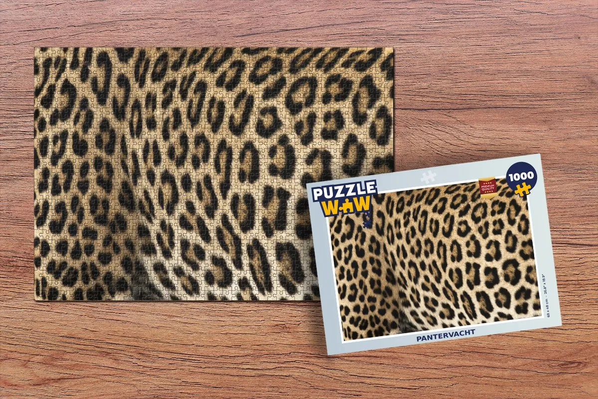 PuzzleWow Pantervacht Legpuzzel 1000 Stuks - Multicolor