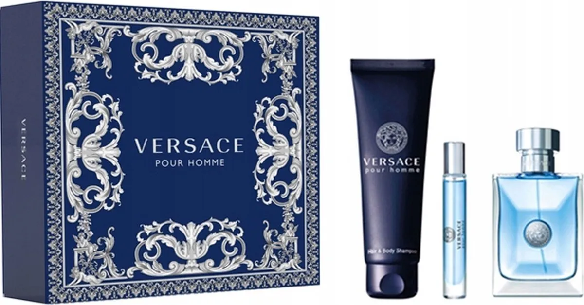 Versace Pour Homme Cadeauset - 260ml (EDT 100ml + EDT 10ml + Douchegel 150ml)