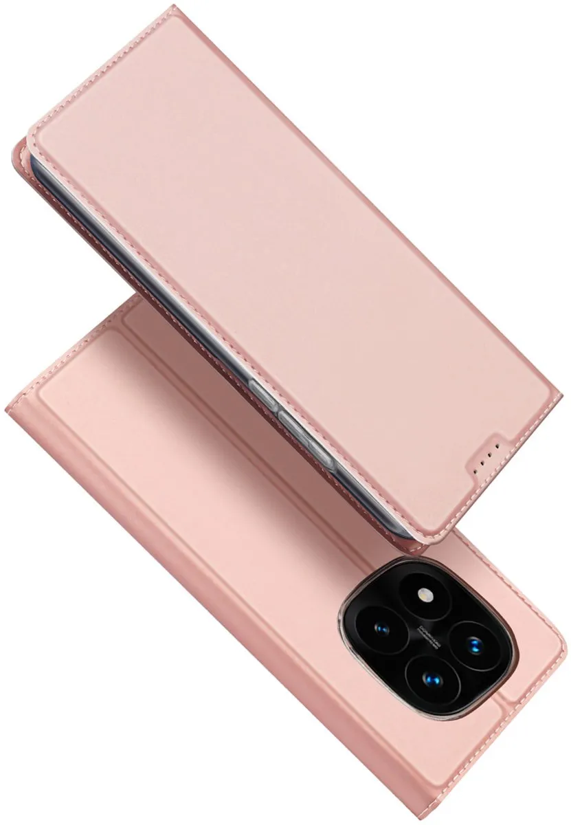 Xiaomi Dux Ducis Slim Softcase Bookcase Redmi Note 14 Pro Plus 5G - Rosé Goud