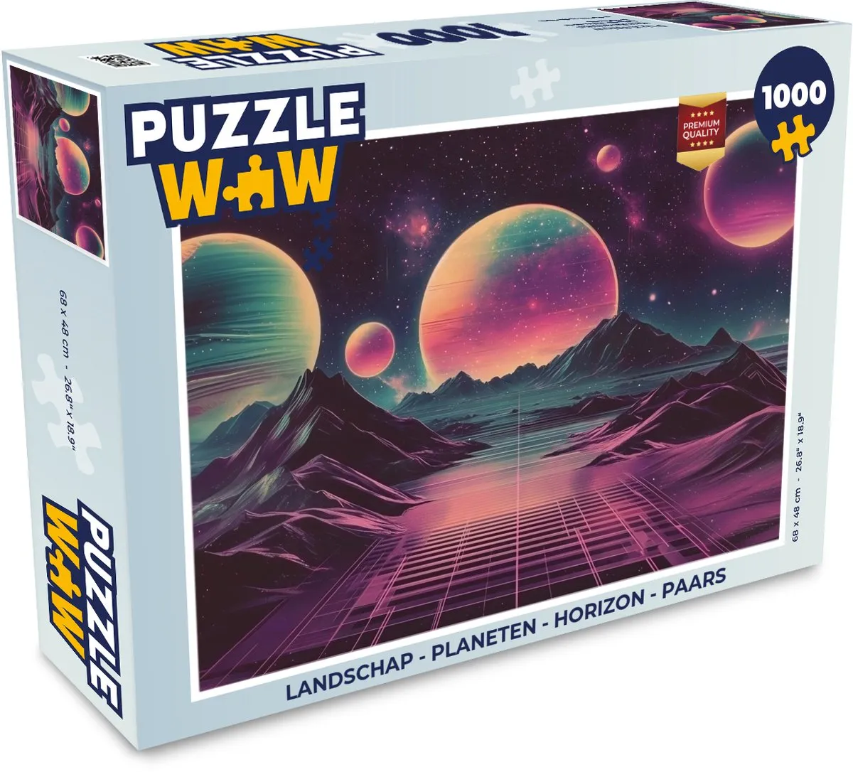 PuzzleWow Planeten Horizon Legpuzzel 1000 Stuks