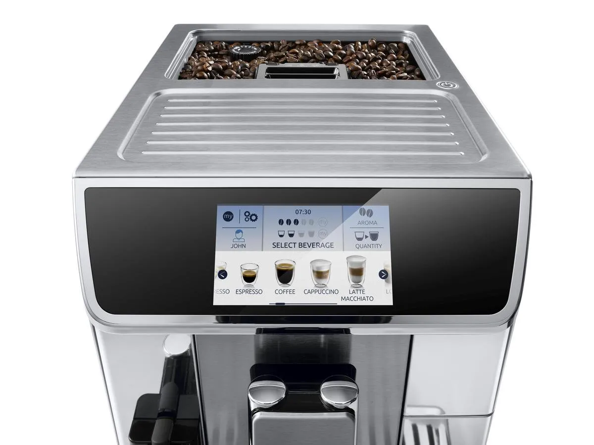 De'Longhi PrimaDonna Elite ECAM650.75.MS Espressomachine - Zilver