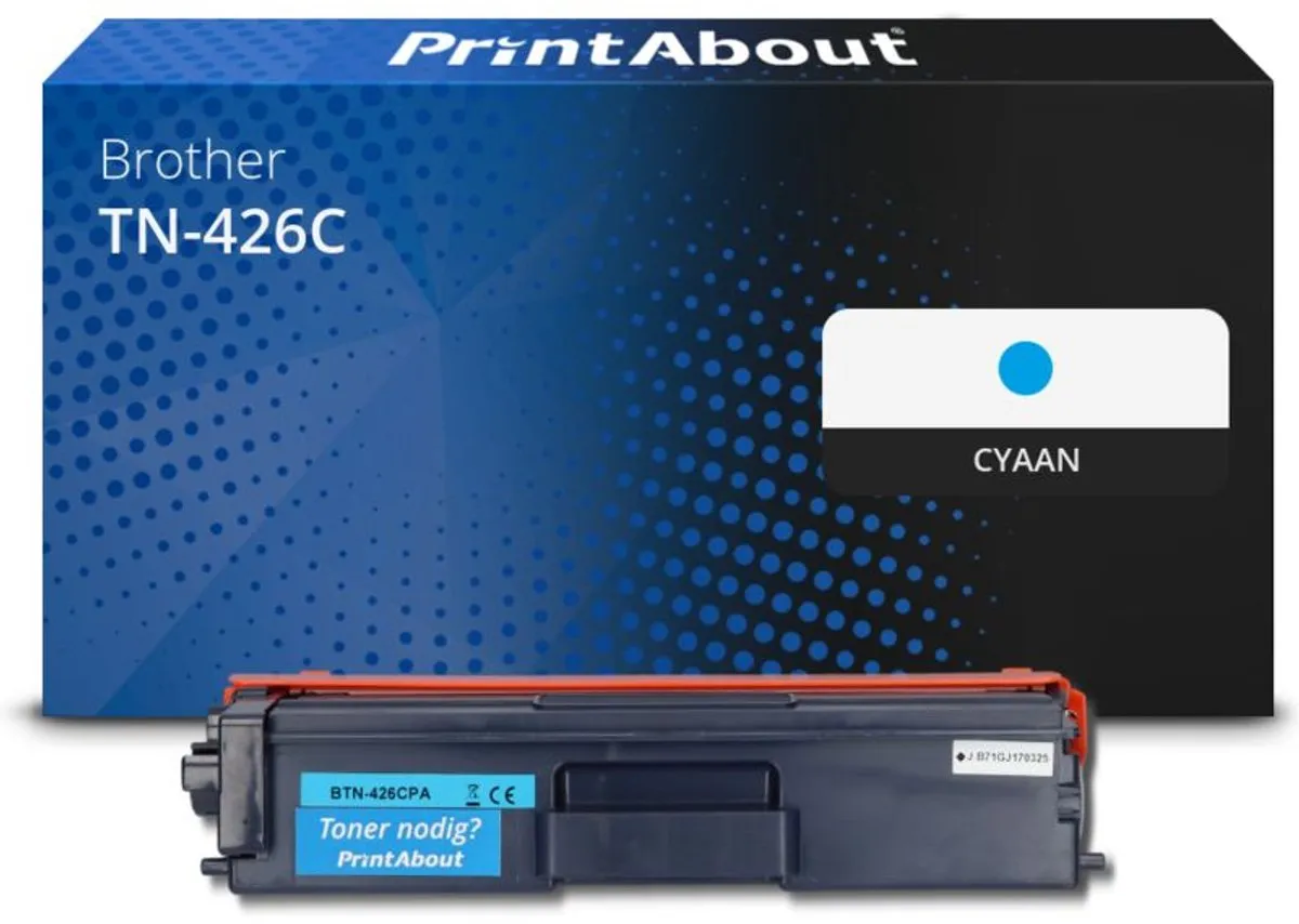 PrintAbout Huismerk Brother TN-426C Toner Cyaan