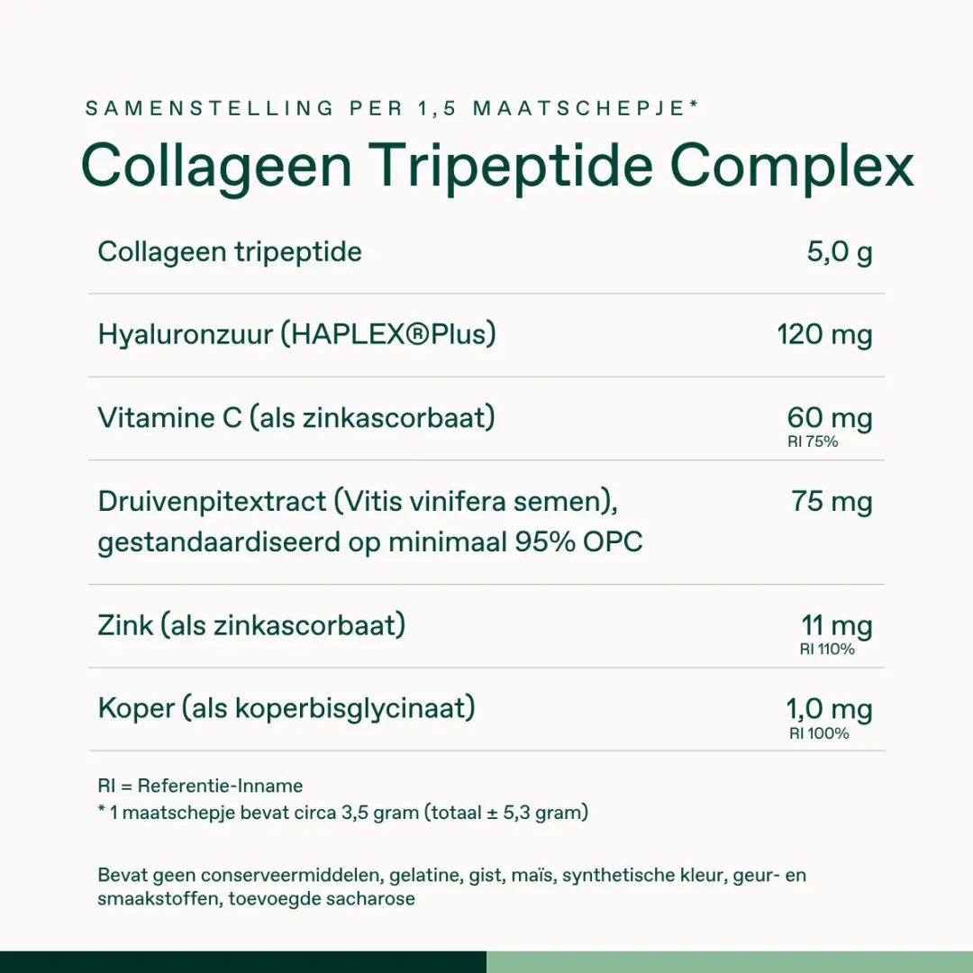 Bonusan Collageen Tripeptiden Complex 160g - afbeelding 4 van 5