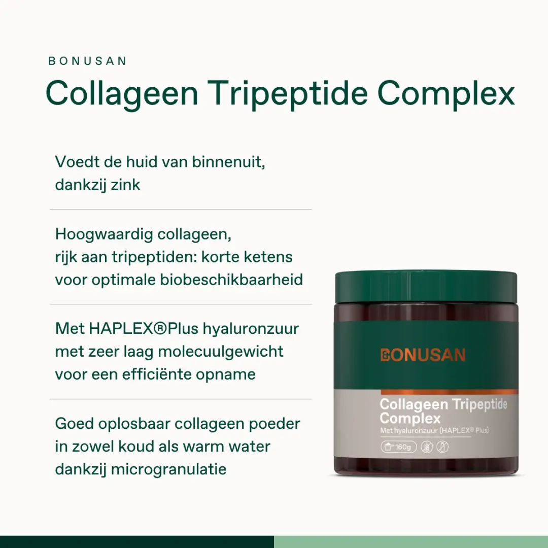 Bonusan Collageen Tripeptiden Complex 160g - afbeelding 5 van 5