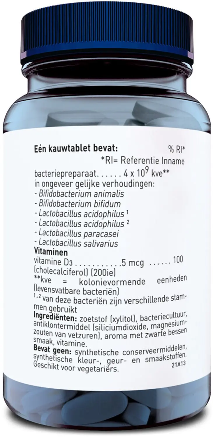 Orthica Dino Orthiflor Kauwtabletten - 2x30 Stuks - afbeelding 3 van 4