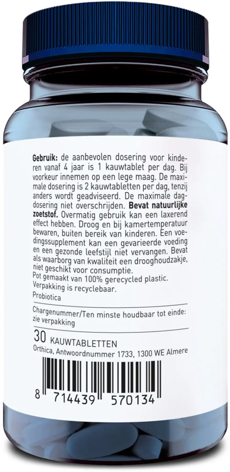 Orthica Dino Orthiflor Kauwtabletten - 2x30 Stuks - afbeelding 4 van 4