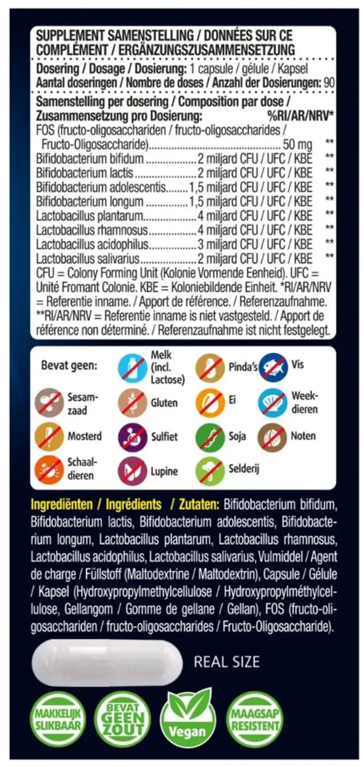 Lucovitaal Pre & Pro Bioticomel 60 Capsules - afbeelding 4 van 5