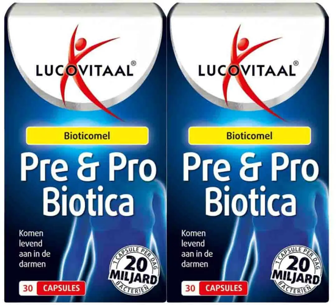 Lucovitaal Pre & Pro Bioticomel 60 Capsules