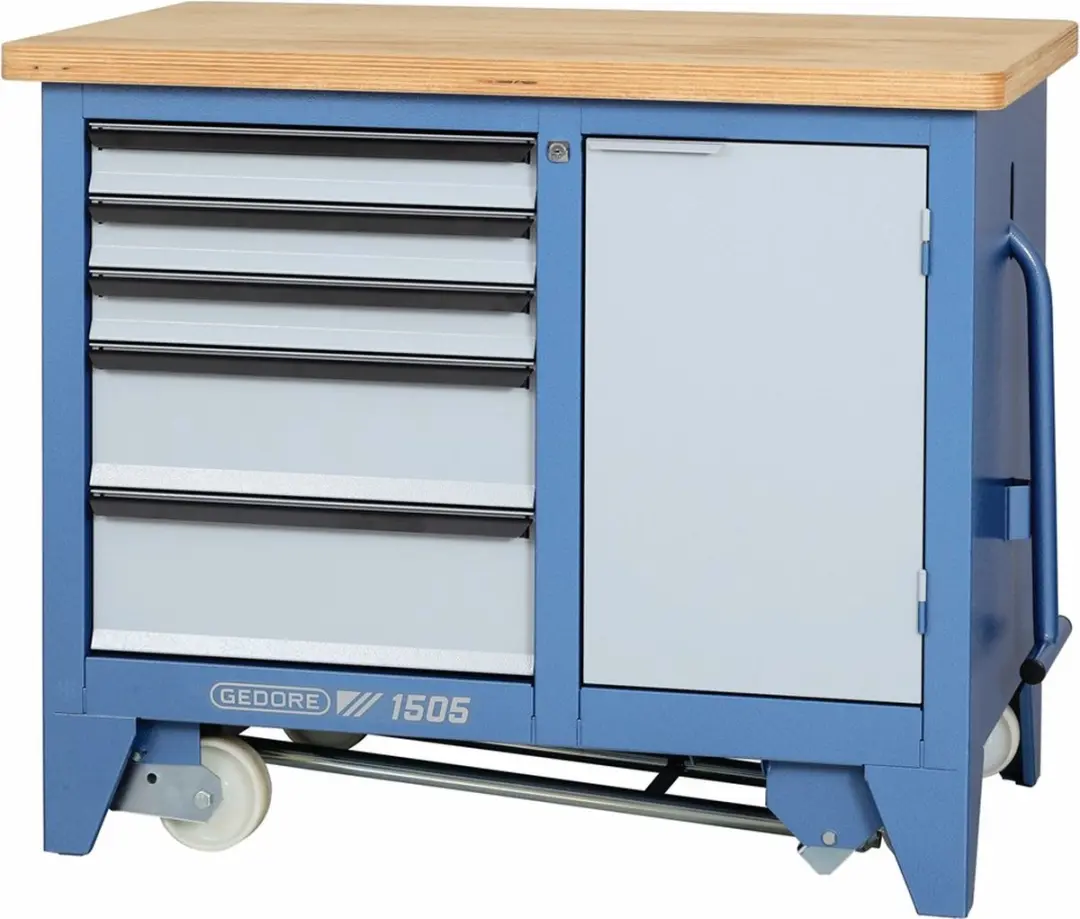 Werkbank 1505, verrijdbaar 1100x652x900mm GEDORE