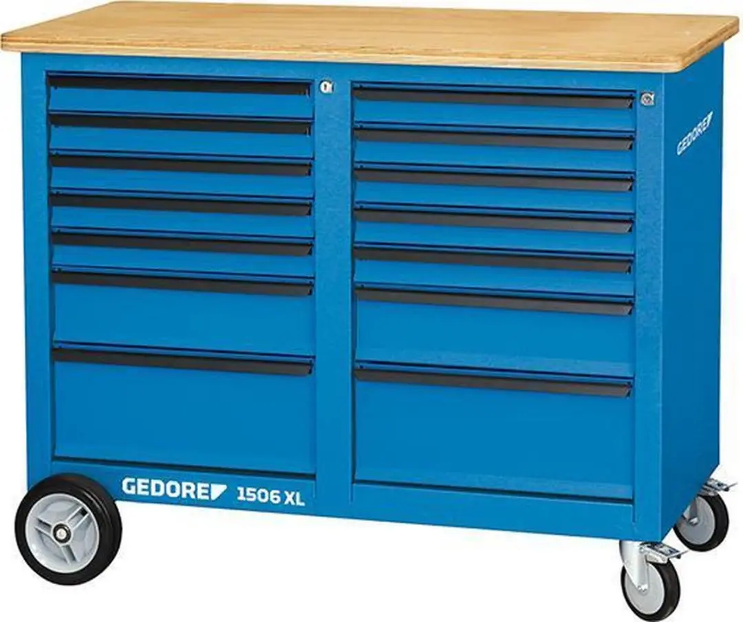 Verrijdb. werkbank XL 1200x 14Sl. Gedore