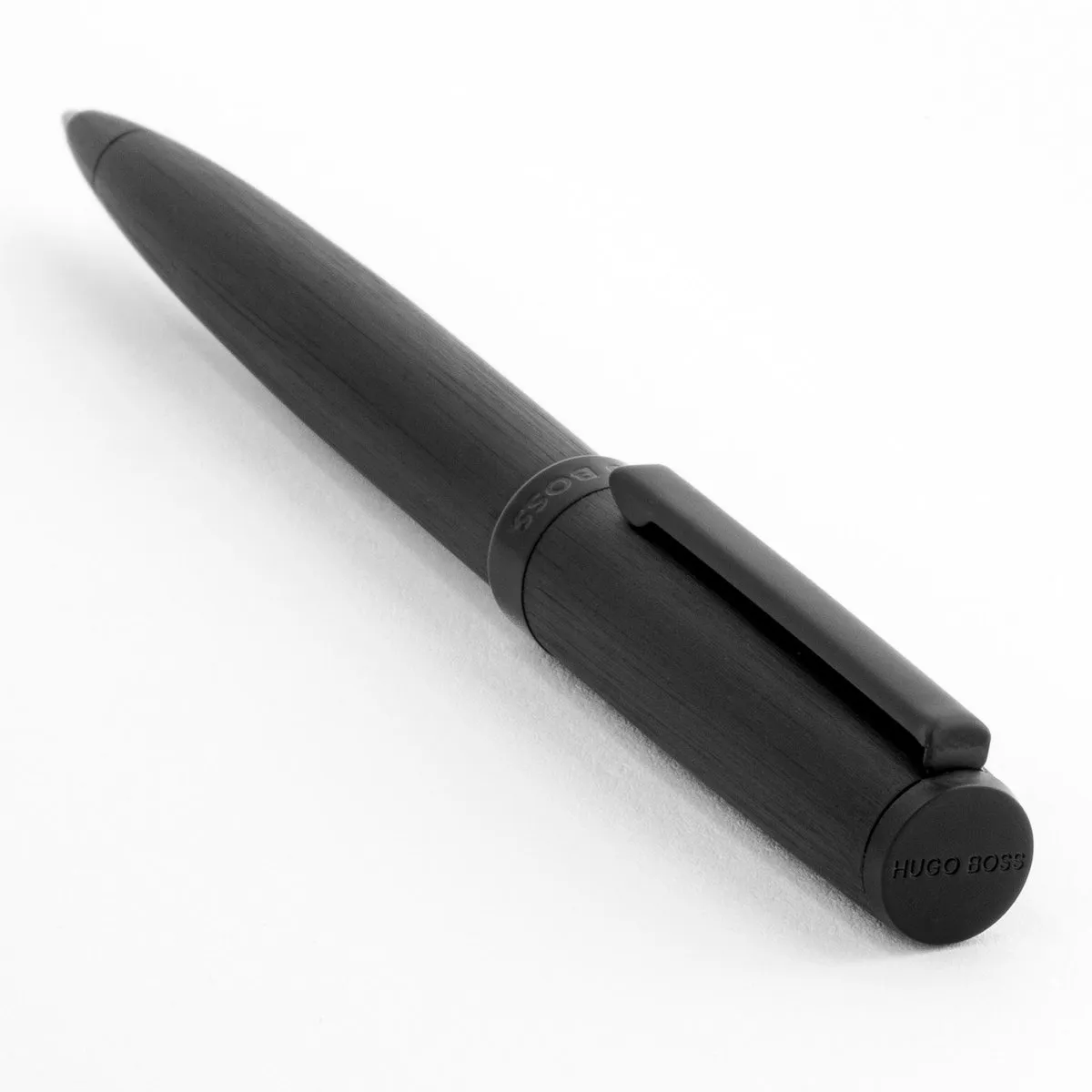 Hugo Boss Pen Gear Brushed - Zwart