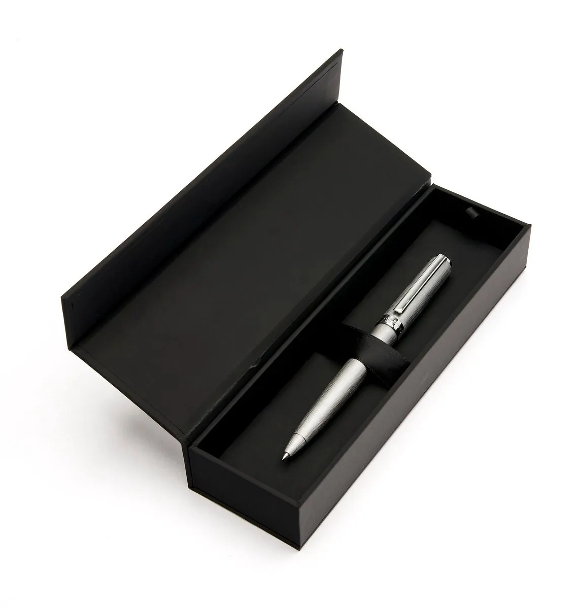 Hugo Boss Pen Gear Brushed - Zwart