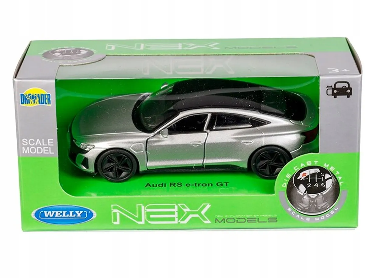 Audi RS e-tron GT Modelauto 1:32 - Zilver - afbeelding 3 van 4